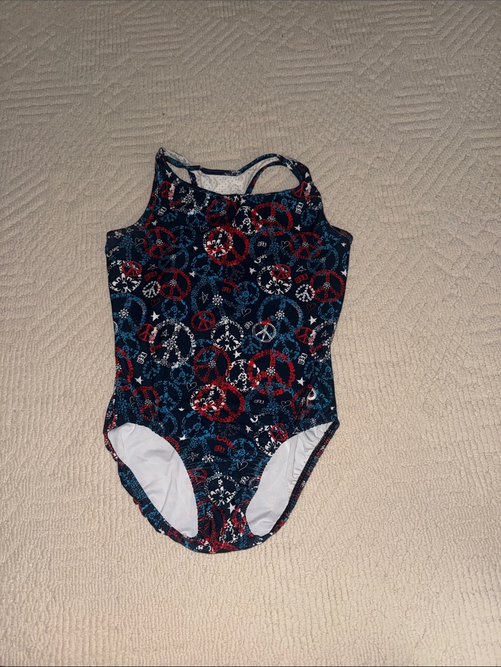 Plum Practicewear Mesh Racerback Gymnastics Leotard (Adult Large)